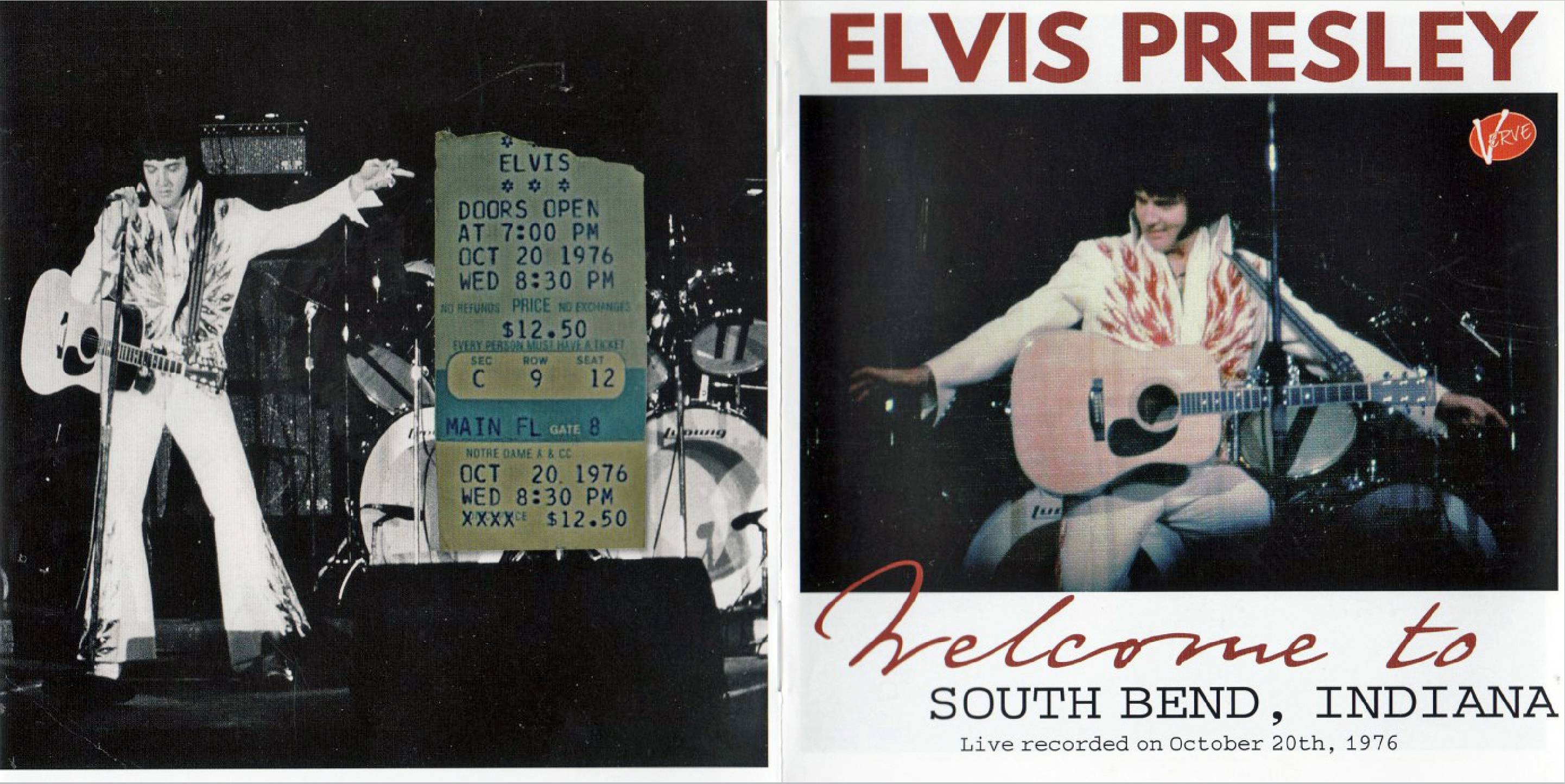 Elvis Presley Welcome To South Bend, Indiana : Front